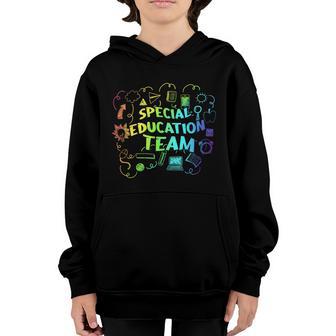 Tie Dye Special Education Team Back To School Youth Hoodie - Thegiftio UK