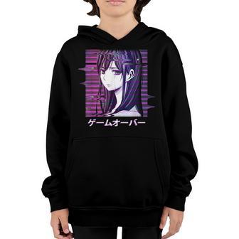 Vaporwave Egirl Aesthetic Anime Japanese Sad GirlAlt Youth Hoodie - Thegiftio UK
