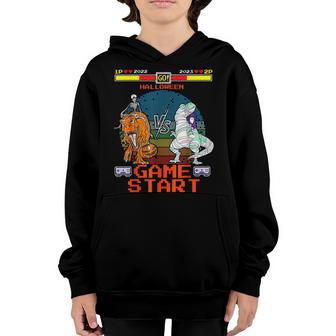 Video Game Halloween Skeleton Mummy Gamer Men Women Youth Hoodie - Thegiftio UK