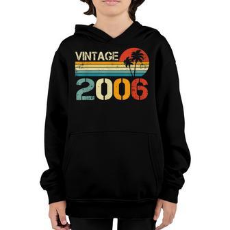 Vintage 2006 16Th Birthday Gift Boys Girls Retro 16 Year Old Youth Hoodie - Thegiftio UK