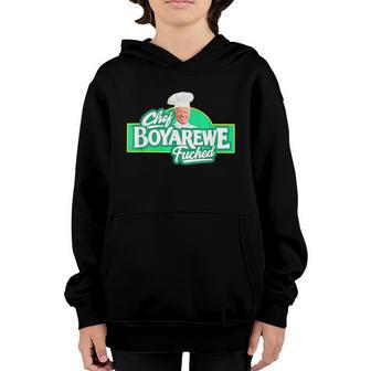 Vintage Chef Art Boyardee Anti Joe Biden Graphic Design Printed Casual Daily Basic Youth Hoodie - Thegiftio UK