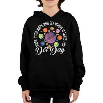 Vintage International Dot Day Make Your Mark Kids Youth Hoodie - Thegiftio UK
