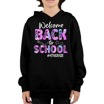 Welcome Back To School 4Th Grade Back To School Youth Hoodie - Seseable