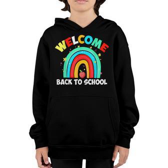 Welcome Back To School Miss My Friends And Teacher Youth Hoodie - Thegiftio UK
