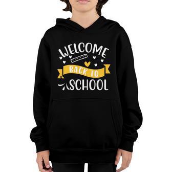 Welcome Back To School Newsletter Meet The Teacher Youth Hoodie - Thegiftio UK