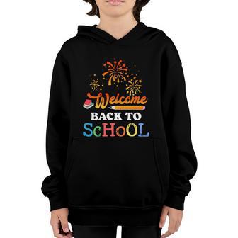 Welcome Back To School Students Educati To School Tee Gift Graphic Design Printed Casual Daily Basic Youth Hoodie - Thegiftio UK