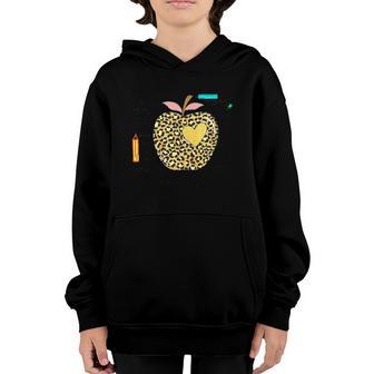 Welcome Back To School Teach Love Inspire Math Teacher Graphic Design Printed Casual Daily Basic Youth Hoodie - Thegiftio UK