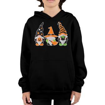 Womens Halloween Gnome Design - Three Gnomes Youth Hoodie - Thegiftio UK