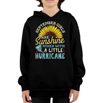 Womens September Girl Birthday Youth Hoodie - Thegiftio UK
