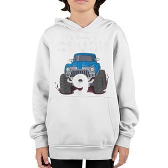 9Th Birthday Gifts Boys Im Ready To Crush 9 Monster Truck Youth Hoodie - Thegiftio UK