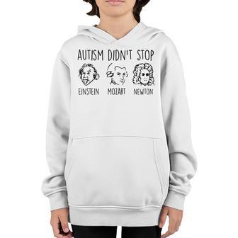 Autism Awareness Autism Didnt Stop Mom Dad Kids Gifts Youth Hoodie - Thegiftio UK