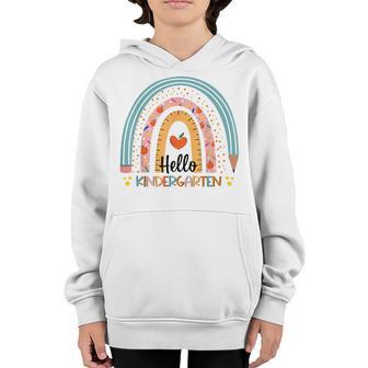 Back To School Hello Kindergarten Squad Teachers Women Kids Youth Hoodie - Thegiftio UK