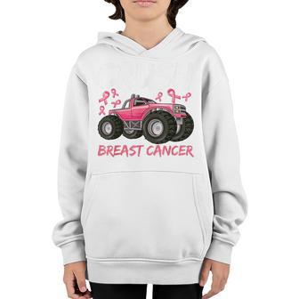 Boys Breast Cancer Awareness For Boys Kids Toddlers V2 Youth Hoodie - Thegiftio UK