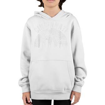 Cincinnati Vintage Baseball Distressed Gameday Retro Youth Hoodie - Thegiftio UK