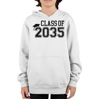 Class Of 2035 First Day Of School Grow With Me Graduation Youth Hoodie - Thegiftio UK