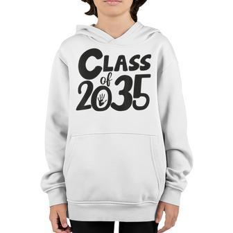 Class Of 2035 Grow With Me First Day Of School Youth Hoodie - Thegiftio UK