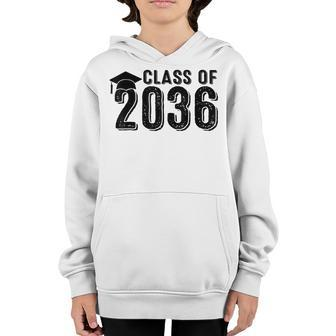 Class Of 2036 Grow With Me Graduation Day Of School Youth Hoodie - Thegiftio UK