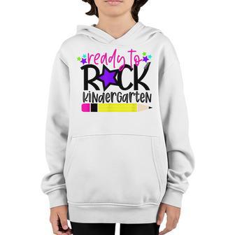 First Day Of Kindergarten Ready To Rock Kindergarten V2 Youth Hoodie - Thegiftio UK