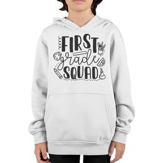First Grade Squad Teacher V2 Youth Hoodie - Thegiftio UK