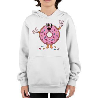 Funny Donut Toddler Boys Kids Girls Donut Sprinkles Youth Hoodie - Thegiftio UK