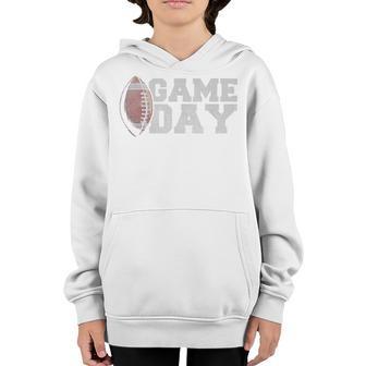 Funny Vintage American Football Game Day Youth Hoodie - Thegiftio UK