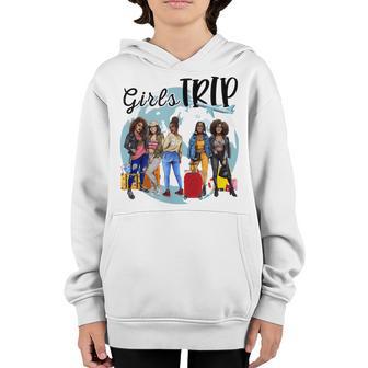 Girls Trip Black Women Queen Melanin African American Pride V3 Youth Hoodie - Thegiftio UK