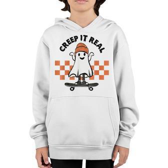 Halloween Kids Creep It Real Toddler Trick Or Treat Youth Hoodie - Thegiftio UK
