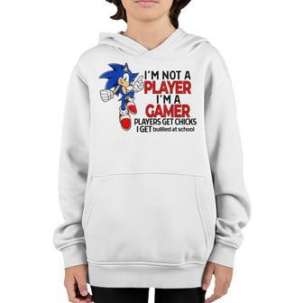 Im Not A Player Im A Gamer Youth Hoodie - Thegiftio UK
