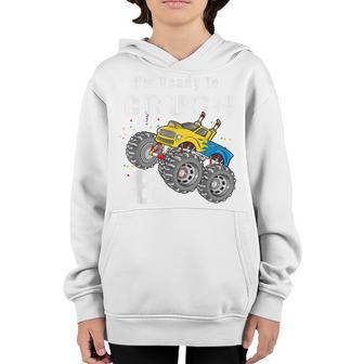 Im Ready To Crush 8 Monster Truck 8Th Birthday Gift Boys Youth Hoodie - Thegiftio UK