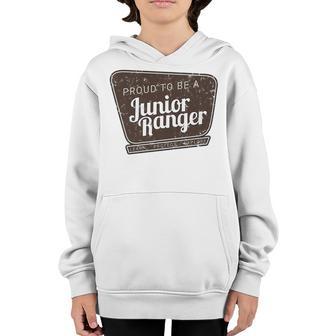 Junior Rangers Vintage Sign Kids Proud Youth Hoodie - Thegiftio UK