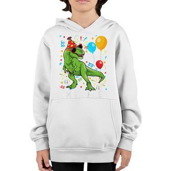 Kids 2 Year Old Gifts 2-Rex 2Nd Birthday Boy Dinosaur T Rex Youth Hoodie - Thegiftio UK