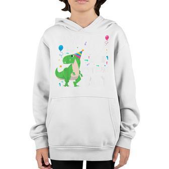 Kids 2 Year Old Gifts Rawr Im 2Nd Birthday Boy Dinosaur T Rex Youth Hoodie - Thegiftio UK