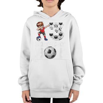 Kids 3 Year Old Gifts Dabbing Boy Soccer Player 3Rd Birthday Boy Youth Hoodie - Thegiftio UK
