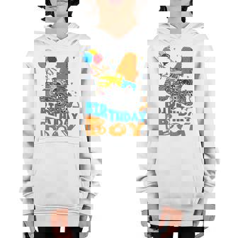 Kids 4 Year Old Gifts 4Th Birthday Boy Son Monster Truck Party Youth Hoodie - Thegiftio UK