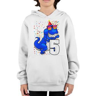 Kids 4 Year Old Gifts Rawr Im 4Th Birthday Boy Dinosaur T Rex Youth Hoodie - Thegiftio UK