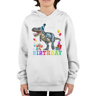 Kids 4Th Birthday Gifts 4 Year Old Boy Dino T Rex Dinosaur V2 Youth Hoodie - Thegiftio UK