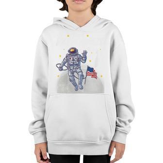 Kids 7 Year Old This Astronaut Is 7Th Birthday Outer Space Youth Hoodie - Thegiftio UK