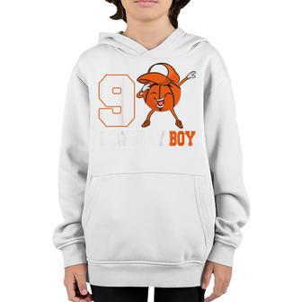 Kids 8 Year Old Gifts Dabbing Basketball 8Th Birthday Boy Ns Youth Hoodie - Thegiftio UK