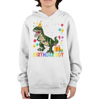 Kids 9 Year Old 9Th Birthday Boy T Rex Dinosaur Gift Boys Youth Hoodie - Thegiftio UK