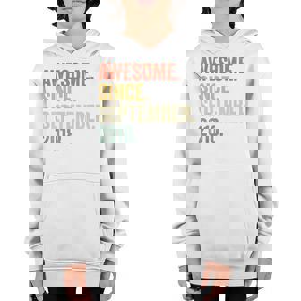 Kids Awesome Since September 2018 4 Years Old 4Th Birthday Gifts V4 Youth Hoodie - Thegiftio UK