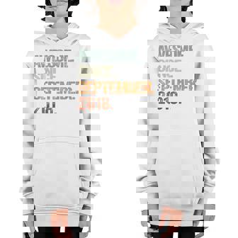 Kids Awesome Since September 2018 4 Years Old 4Th Birthday Gifts V6 Youth Hoodie - Thegiftio UK