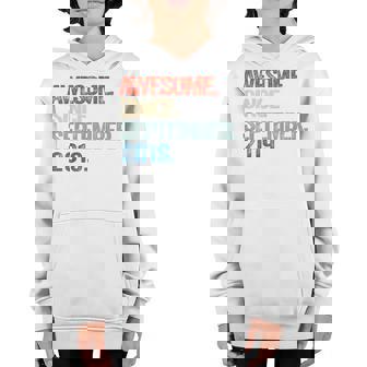 Kids Awesome Since September 2019 3 Years Old 3Rd Birthday Gifts Youth Hoodie - Thegiftio UK