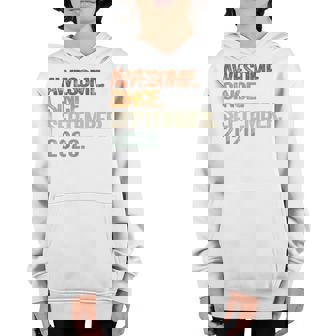 Kids Awesome Since September 2020 2Nd Birthday Gift 2 Years Old Youth Hoodie - Thegiftio UK