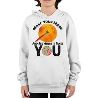Kids Dot Day International Dot Day Make Your Mark Dot Day Youth Hoodie - Thegiftio UK