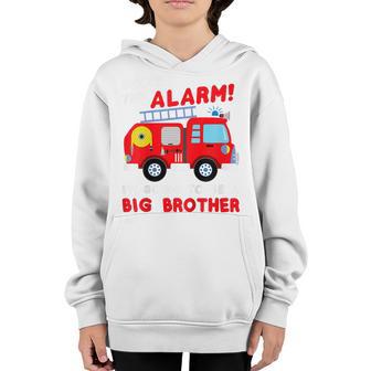 Kids Im Going To Be A Big Brother Firetruck Baby Reveal Youth Hoodie - Thegiftio UK
