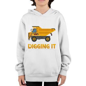 Kids Kids Eleven 11Yr 11Th Birthday Construction Boy 11 Years Old Youth Hoodie - Thegiftio UK