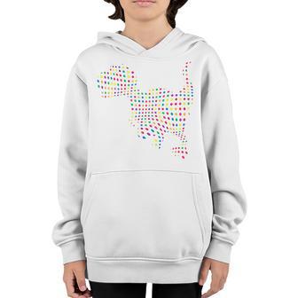 Kids Kids Polka Dot T Rex Dinosaur International Dot Day Boys V5 Youth Hoodie - Thegiftio UK