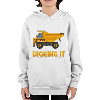 Kids Kids Twelve 12Yr 12Th Birthday Construction Boy 12 Years Old Youth Hoodie - Thegiftio UK