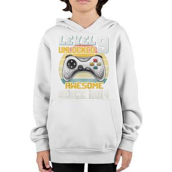 Kids Level 9 Unlocked Awesome 2014 Video Game 9Th Birthday Boys Youth Hoodie - Thegiftio UK