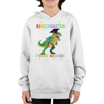 Kids T Rex So Long Kindergarten Here I Come Graduation Gifts Youth Hoodie - Thegiftio UK